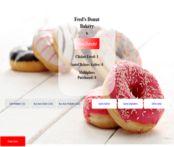 Picture of Donut-Maker Game Site